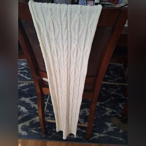 Berkshire Cream Cable Knit Scarf